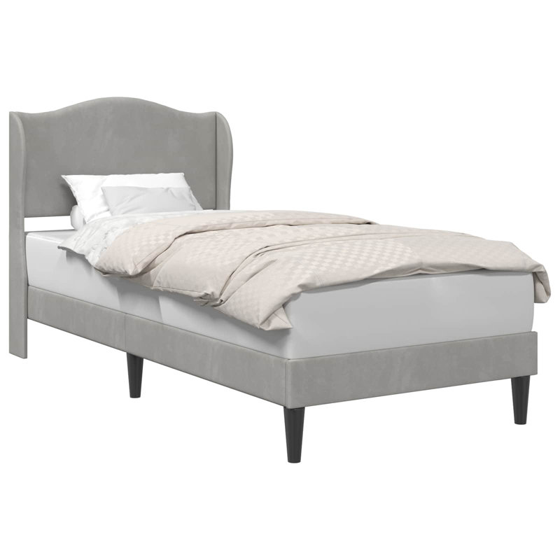 Bed, Light Grey, Single (3')