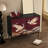Retro multi-functional living room decor cabinet