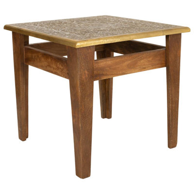 Geter Solid Wood End Table