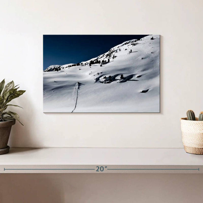 Uphill Snowmobiling, 8" H x 12" W