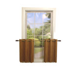 Lyall Tailored 48'' W Cafe Curtain in