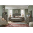 Exaucet California King Panel Bed 2 Nightstands Drawer Dresser With Landscape Mirror And Drawer Chest