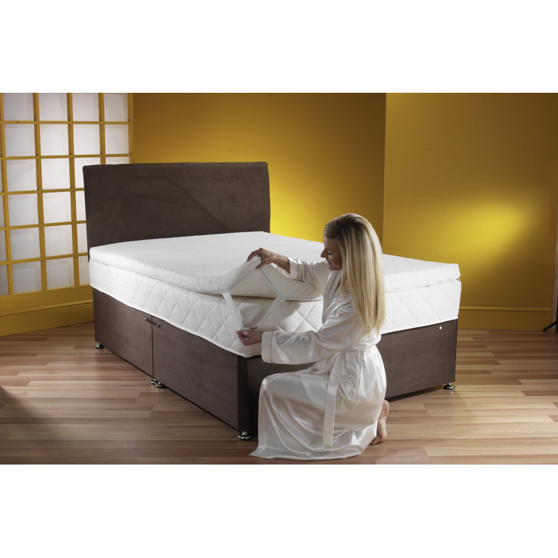 Gel Infused Latex Topper 3cm Latex Mattress Topper, Small Double (4')