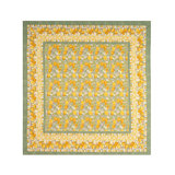 Citron Handmade Floral Tablecloth