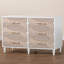 Commode 6 tiroirs Baxton Studio Louetta