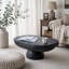 Table basse moderne moderne ovale organique-864155808