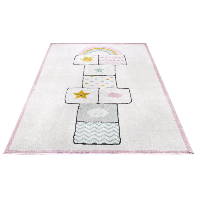 Adventures Children White Rug, Rectangular 120 x 170cm