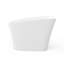 Salle de bain luxueuse pour baignoires profondes et bains tourbillons, surface solide blanc mat, idéale pour les maisons modernes