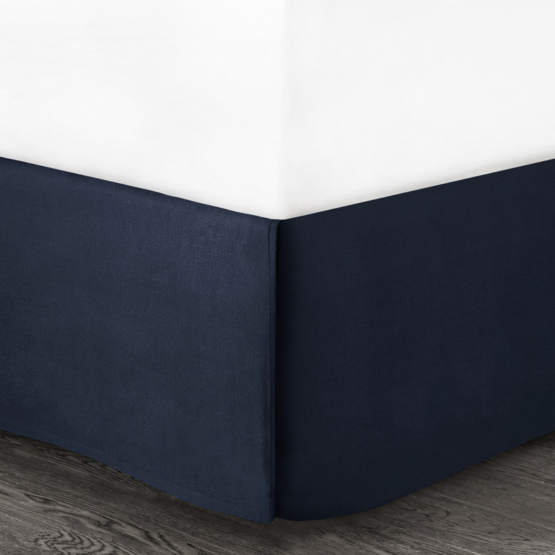 Édredon bleu marine 7 pièces - imprimé en seersucker