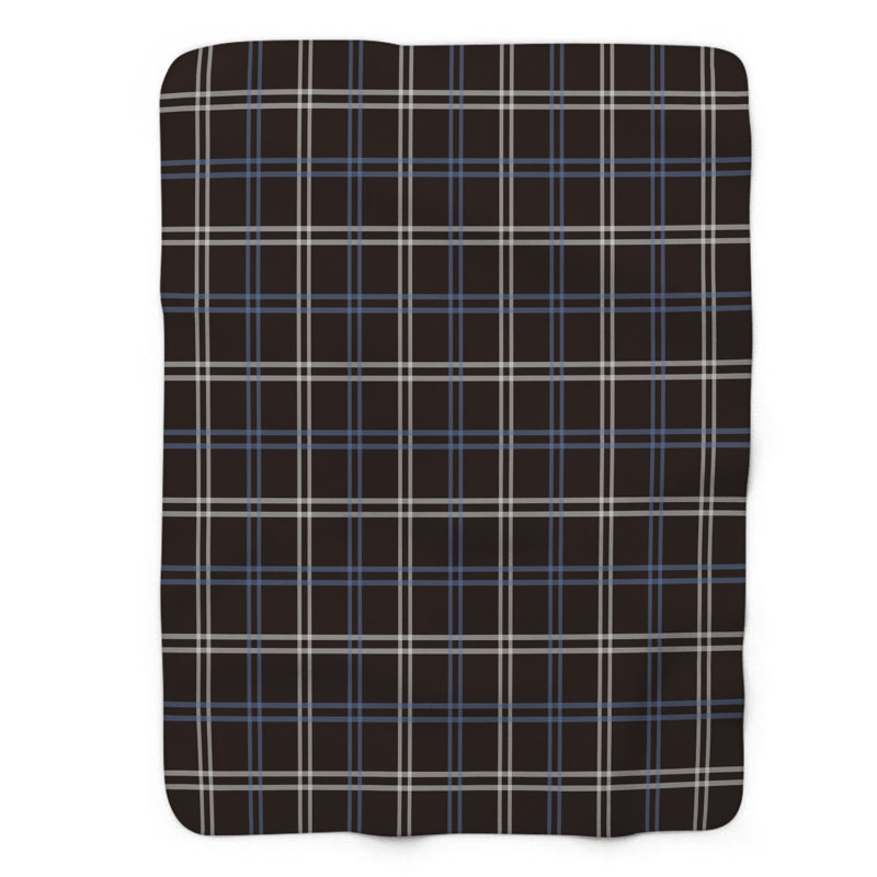 Plaid brun - couverture sherpa de qualité supérieure 1 pièce, Grand lit