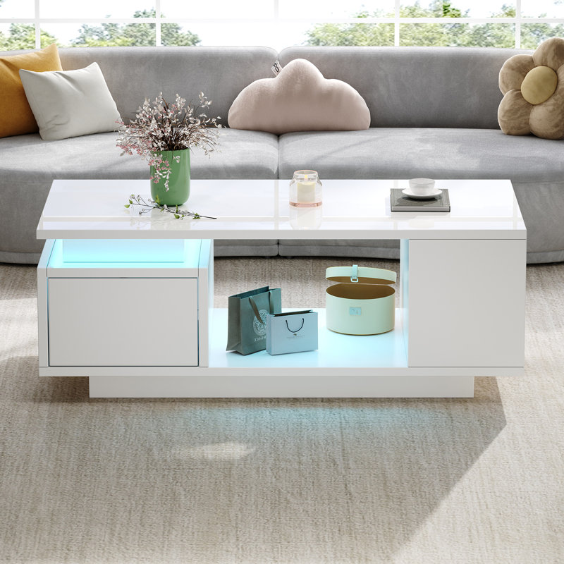 Frame Coffee Table with Storage