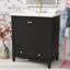 Meuble-lavabo sur pied de 30 po sans lavabo, armoire de salle de bain autoportante en bois avec 2 portes et tiroir pour la salle de bain-165792843
