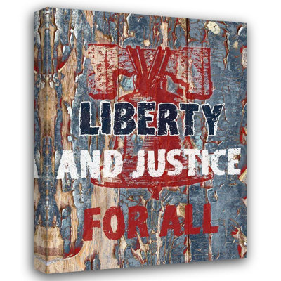 Lark Manor™ Phillip, Jamie Gallery Wrapped Canvas Art Titled: Liberty And Justice