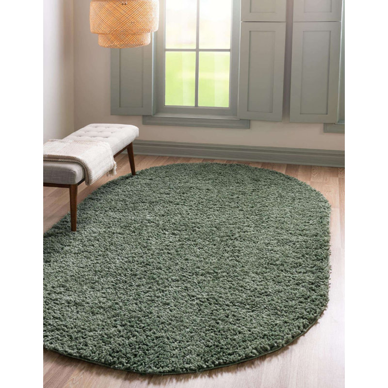 Cliney Indoor Rug, Oval 5' x 8'