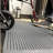 EZ-ACCESS TRANSITIONS 1.5" Rectangular Rubber Angled Welcome Entry Mat, Grey