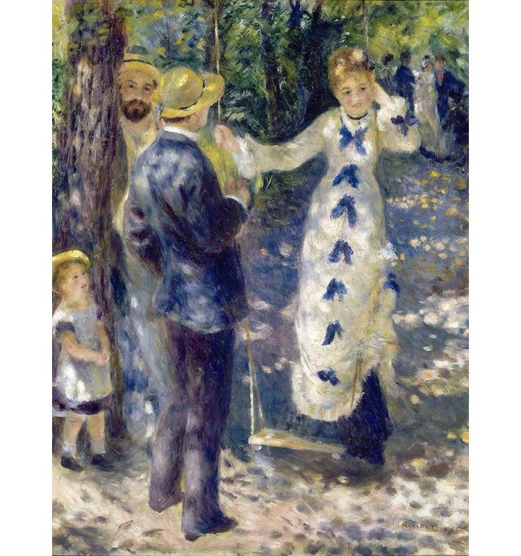 Art sur toile tendue avec châssis Lark Manor ™, Renoir, Pierre, Auguste, H 47 po x l 36 po