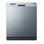 Summit Appliance 24" 49 Decibel ENERGY STAR Certified Built-In Dishwasher and Tall Tub Silver Stainless Steel