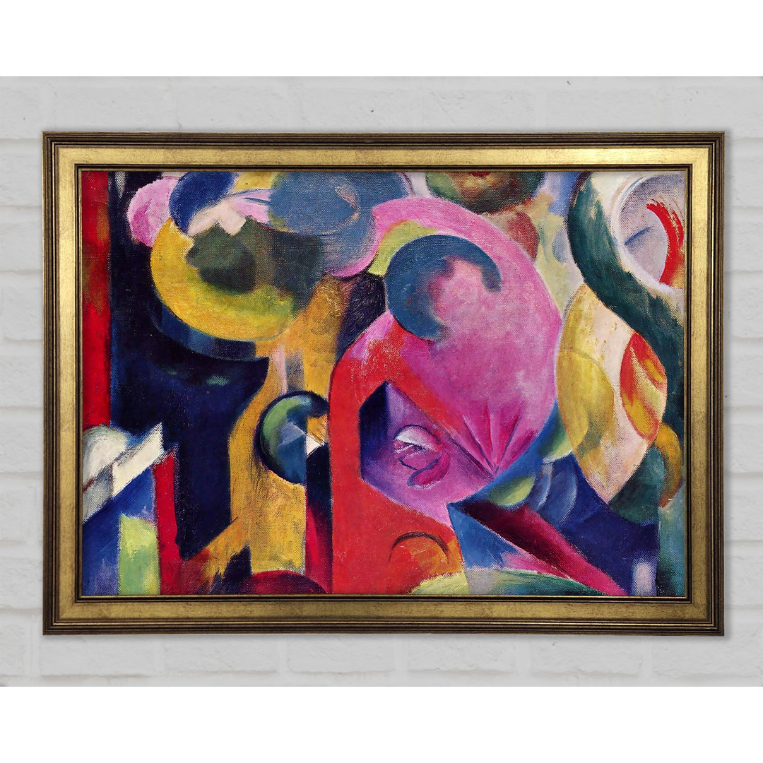 BGUC5897 von Franz Marc - Einzelner Bilderrahmen Kunstdrucke