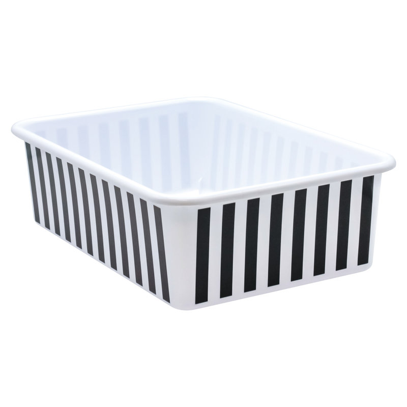 Ensemble de bacs de rangement en plastique, H 5 po x l 16,25 po x P 11,5 po