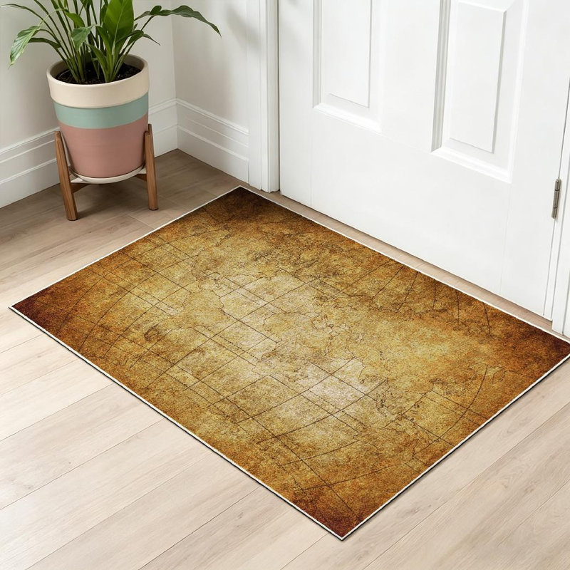 Tapis d'intérieur lavable à la machine Clear, Rectangle 32 po x 47 po