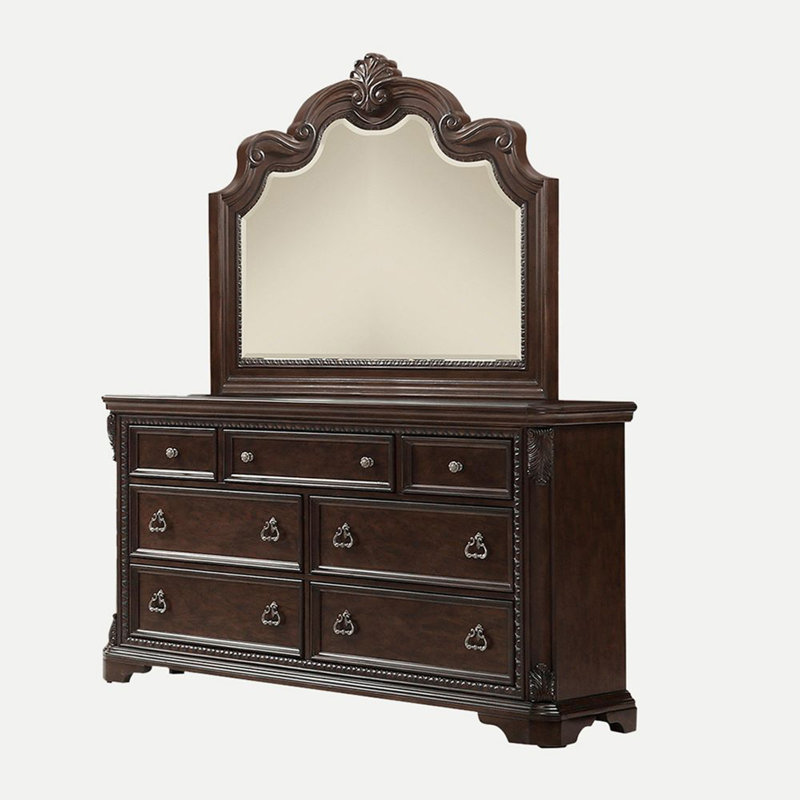 Commode 7 tiroirs en acajou