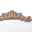 40" X 31" Luxury Gold Arch Mirror With Stylish Ornaments For Home Look Interiors