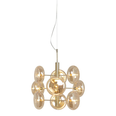 Zachariah 9 - Light Crystal Jar Pendant