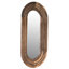 New Fuss Oval Solid Wood Wall Mirror