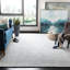 Rowe Handmade Ivory/Blue Rug-1340199144