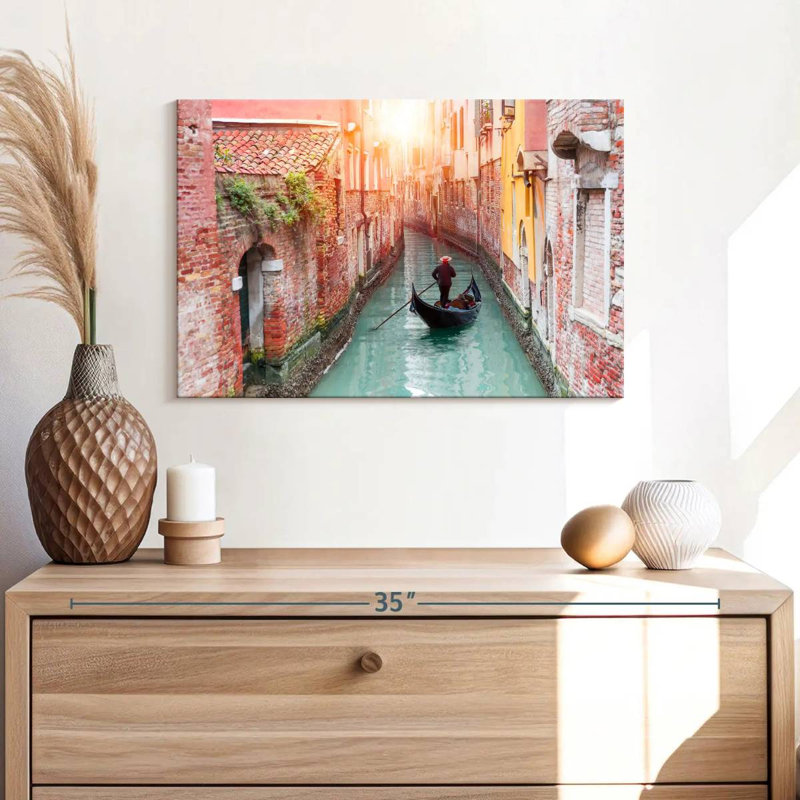 Nicci Venetian Gondola, 16" H x 24" W
