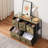 Cesare 31.5" W Farmhouse Small Dresser, 5 Drawer Dressers, Wide Chest of Drawers with Fabric Storage Drawers for Living Room, Hallway, Kids' Bedroom-1644345940