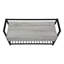 Banc, entrée, couloir, rangement, 42 po rectangulaire, stratifié gris, métal noir, contemporain, moderne-1426921287