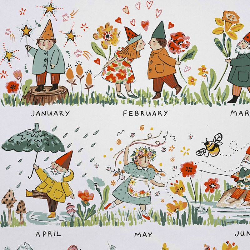 Gnome For The Holidays Tea Towel Kitchen Towel