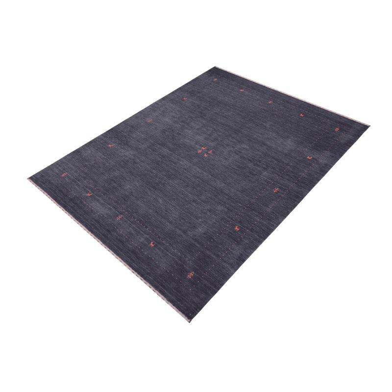 Tapis contemporain gris en laine gris Gabal Adalyn - 8 pi 3 po x 10 pi 0 po