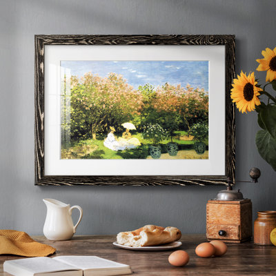 The Garden, 1872, reproduction d'art encadrée
