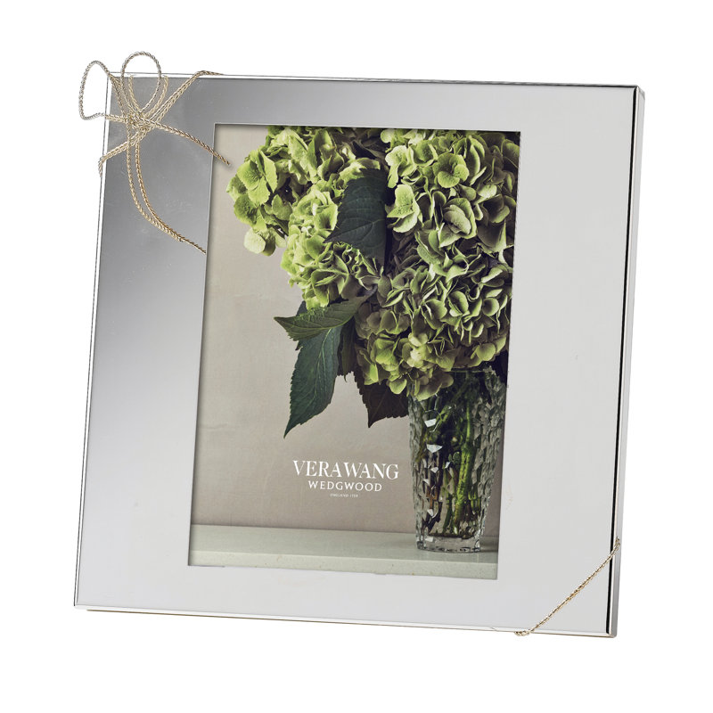 Wedgewood, Vera Wang Love Knots - Silver Picture Frame, 8cm x 10cm