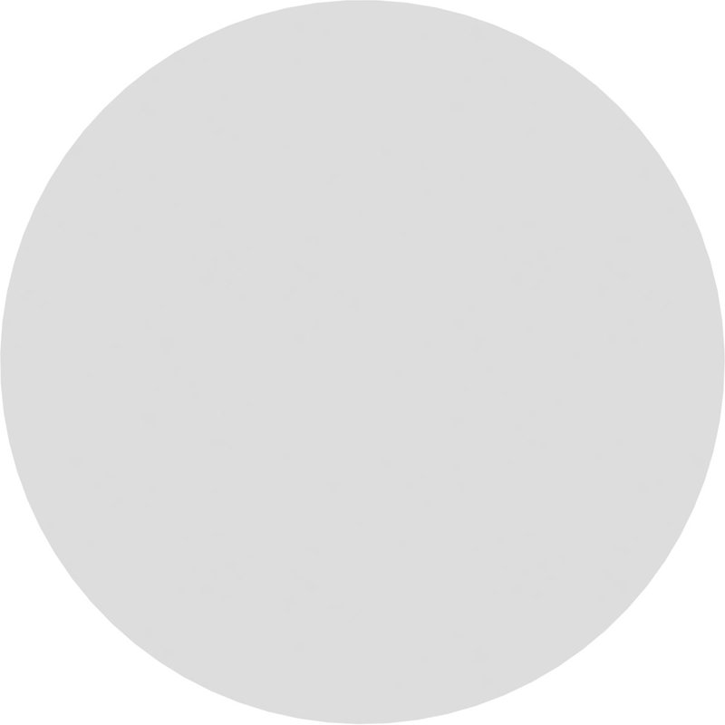 Standard Grayson Rosette with Square Edge, 3" H x 3" W x 0.5" D