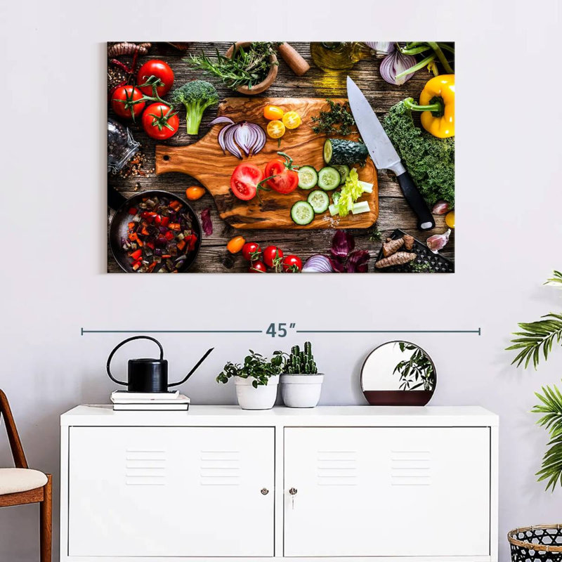 Yarlin Vegetable Fresh Ingredients, 26" H x 39" W