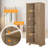Hot Sale Brown MDF Storage Cabinet with 2 Doors Adjustable Shelf for Bathroom Office-2037913219-2037913221