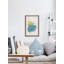 Blue And Yellow Target by Marmont Hill - Single Picture Frame Painting-41281897