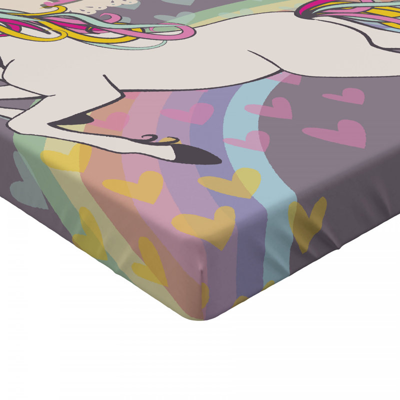 Feminine Microfiber Fitted Sheet, Queen Fitted Sheet
