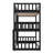 Twin Triple-Layer Rubber Wood Bunk Bed Complete With Ladders And Protective Guardrails-1323980661