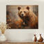 «Bobbye Bear Bears», impression sur bois naturel-1433748661