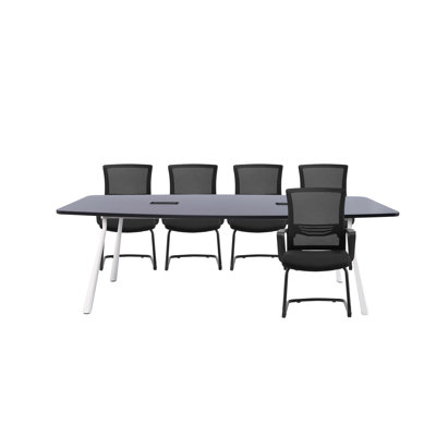 TI-70-0366-36 Ensemble de table et chaises de conférence / réunion pour 12 personnes