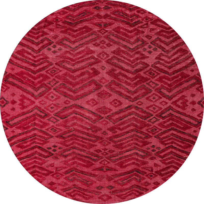 Abstract Indoor Rug, Round 3'