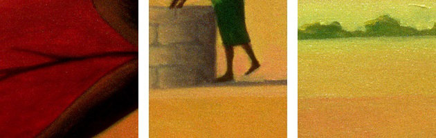 «Driston Woman's Work, 2001» par Tilly Willis, reproduction d'art, H 20 po x l 26 po x P 1 po, Cadre noir