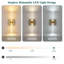 Rechargeable Dimmable LED Crystal Wall Sconce with Remote Control Included-1173602669