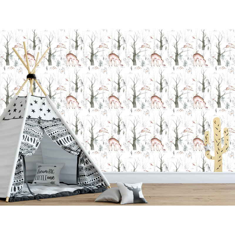 Rouleau de papier peint adhésif L 10 pi x l 24 po