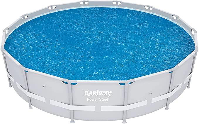Bestway Flowclear Above Ground Fast Set 14ft Solar Swimming Pool Cover