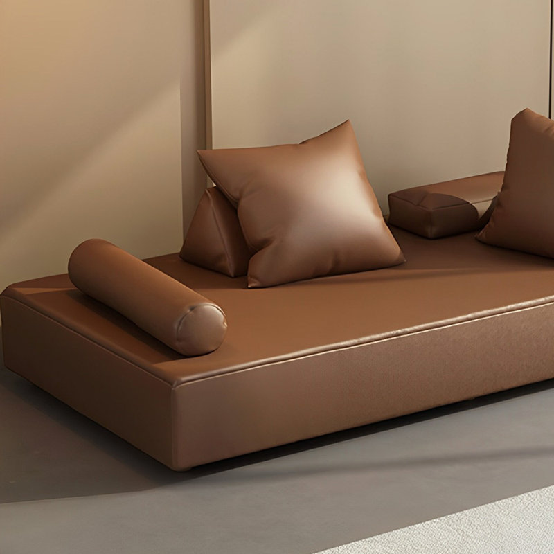 Chaise longue intérieure confortable, siège large, Accoudoir à gauche (vu de face), Noir